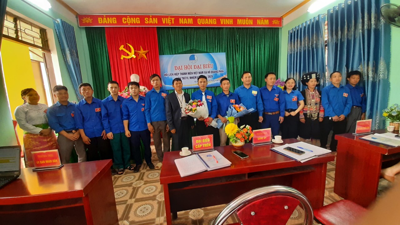 Đại hội đại biểu Hội liên hiệp thanh niên xã Hố Quáng Phìn, nhiệm kỳ 2024- 2029